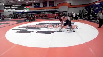 285 lbs Champ. Round 1 - Mason Swanson, Concordia College (Moorhead) vs Kaleb Britting, Messiah College