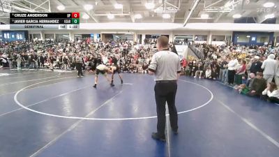 150 lbs Semifinal - Cruze Anderson, Desert Peaks vs Javier Garcia Hernandez, Kearns