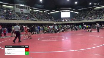 125 lbs Consi-qtrs - Joshua Dobson, Anita vs Noah Aubert, Camp Hill