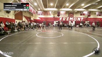 150 lbs Semifinal - Atticus Ayres, Palo Alto Hs vs Jameson Moore, Fremont (Sunnyvale)