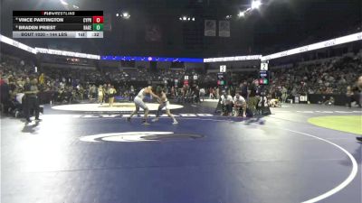 144 lbs Consi Of 8 #2 - Vince Partington, Cypress (SS) vs Braden Priest, Bakersfield (CS)