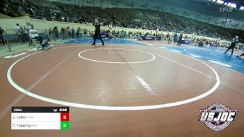 55 lbs Round Of 32 - Cash Laferr, Greenwood Wrestling Academy vs Colt Topping, Smith Wrestling Academy