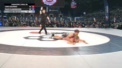 132 lbs Cons. Rd Of 64 - Luke Galipeau, Vermont vs Pace Plankenhorn, Kansas