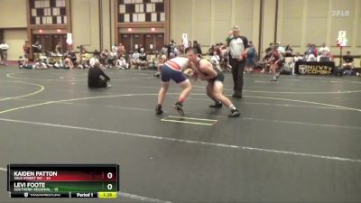 200 lbs Round 2 (6 Team) - Levi Foote, Southern Regional vs Kaiden Patton, Yale Street WC