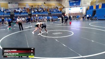 157 lbs Round 2 - Jaydyn Harris, Augusta vs Sterling Rector, Kearney Catholic