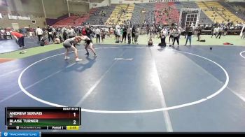 159-170 lbs Round 1 - Blaise Turner, ID vs Andrew Servais, WI