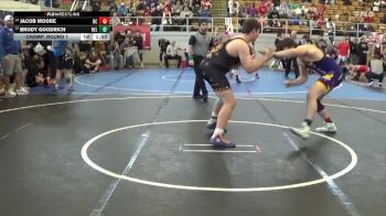 217 lbs Champ. Round 1 - Brody Goodrich, Nelsonville-York vs Jacob Moore, Bloom Carroll