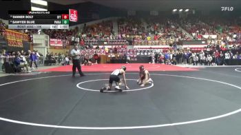106 lbs Champ. Round 1 - Tanner Bolt, Santa Fe Trail Hs vs Sawyer Blue, Paola Hs
