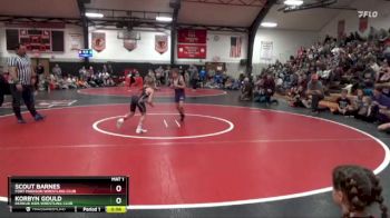 Round 1 - Scout Barnes, Fort Madison Wrestling Club vs Korbyn Gould, Keokuk Kids Wrestling Club