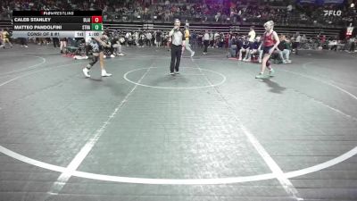 128 lbs Consi Of 8 #1 - Caleb Stanley, Blairstown Wrestling Club vs Matteo Pandolfini, Stray Dawgs