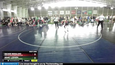 63 lbs Cons. Round 1 - Henry Loewen, Black Fox Wrestling Academy vs Decker Berglund, Sons Of Atlas Wrestling Club