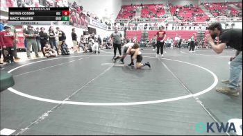 83 lbs Consi Of 4 - Nevius Cossio, OKC Saints Wrestling vs Macc Weaver, Grover Rains Wrestling Club