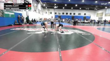 190 Boys Cons. Round 2 - Maxwell Slavitt, Carlsbad vs Edrey Valesquez, San Marcos