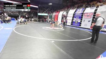 115 Class 2 lbs Cons. Round 3 - Maya Saldivar, William Chrisman vs Haddley Dale, Troy Buchanan