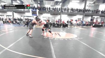 285 lbs Quarterfinal - John Saraldi, Freeport vs Kaz Morosetti, North Kingstown