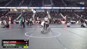 80 lbs Cons. Round 3 - Tristen Dupriest, SlyFox Wrestling Academy vs Bentley Lohmeier, Manhattan