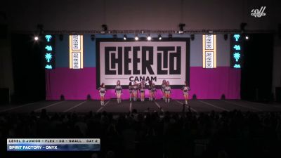 Spirit Factory - Onyx [2026 L3 Junior - Flex - D2 - Small Day 2] 2026 ...
