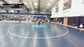 165 lbs Finals (2 Team) - Keegan Demarest, Messiah vs Max Casiano, Ithaca