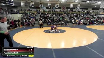 106 lbs Semifinal - Austin Peterson, Ellsworth vs Malakai Barker, Osceola