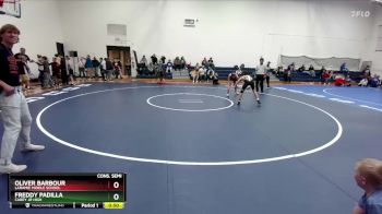 105 lbs Cons. Semi - Oliver Barbour, Laramie Middle School vs Freddy Padilla, Carey Jr High