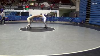 197 lbs 7th Place Match - Kam Royster, Loras vs Jadaan Anderson, University Of The Ozarks