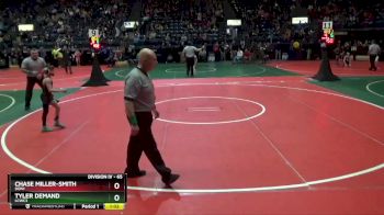 65 lbs Semifinal - Tyler Demand, LCWC3 vs Chase Miller-Smith, DON1
