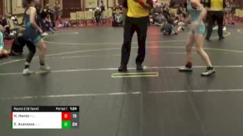 100 lbs Round 2 (8 Team) - Natalie Handy, Misfits Lucky Ladies vs Emma Acampoa, Elite Wrestling