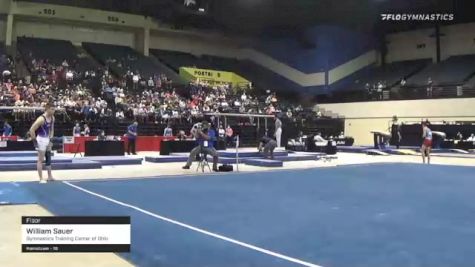 William Sauer - Floor, Gymnastics Training Center of Ohio - 2021 USA Gymnastics Development Program National Championships