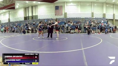 152 lbs Cons. Semi - Alexus Shaneyfelt, OH vs Maya Coreas Funes, IL