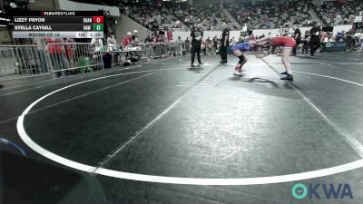 117 lbs Round Of 16 - Lizzy Pryor, Chandler Takedown Club vs Stella Caygill, Raw Wrestling Club