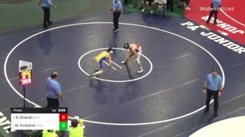 140 lbs Final - Geno Orlandi, Beth Center vs Max Firestine, Franklin Regional