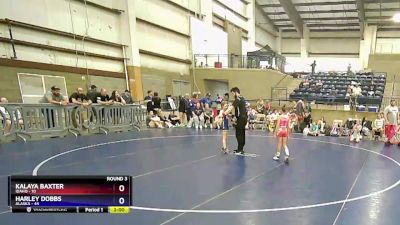 65 lbs Round 3 (8 Team) - Kalaya Baxter, Idaho vs Harley Dobbs, Alaska