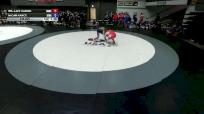 144 lbs Wallace Hardin, CMWA - Coastal Mountain Wrestling Association vs Micah Nance, BAWA-Bay Area Wrestling Association