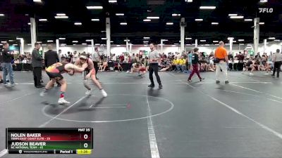 160 lbs Round 1 (8 Team) - Nolen Baker, Terps East Coast Elite vs Judson Beaver, NC National Team