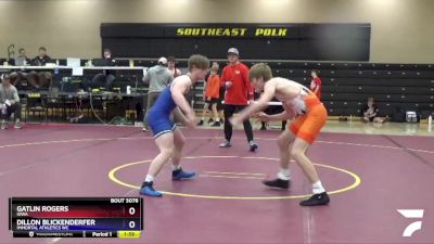 170 lbs Champ. Round 1 - Gatlin Rogers, Iowa vs Dillon Blickenderfer, Immortal Athletics WC