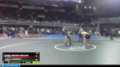 182 lbs Cons. Round 1 - Josiah Sagapolu, Manteca vs Daniel Brooks-Miralrio, Rio Linda