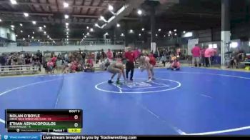 160 lbs Round 3 (3 Team) - Ethan Asimacopoulos, POWERHOUSE vs Nolan O`Boyle, GREAT NECK WRESTLING CLUB