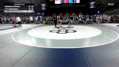 126 lbs Cons. Sub-rd Of 32 - Brennan Sprague, NY vs Ty Henderson, IN