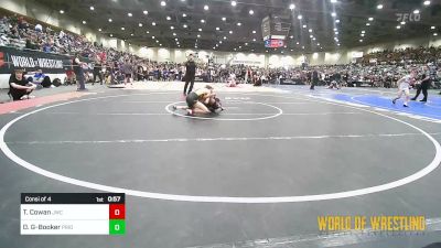 83 lbs Consi Of 4 - Trevor Cowan, JWC vs Donjay Gamez-Booker, Pride Wrestling