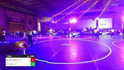 116 lbs Consi Of 8 #2 - Blaine Derryberry, Scrap Yard Training vs Axel Lorg, Unattached