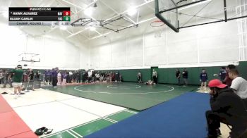 120 lbs Champ. Round 1 - Elijah Carlin, Pacific vs Hawk Alvarez, Mayfair