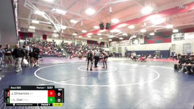 165 lbs Cons. Round 5 - Levi Clair, St. Augustine vs Jonathan Chisamore, West Hills