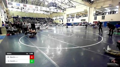 160 lbs Round Of 32 - Max Nevlin, St. Peter's Prep vs Stephen Smith, Malvern Prep