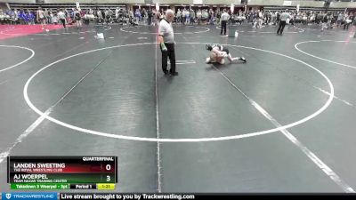 98 lbs Quarterfinal - Aj Woerpel, Team Nazar Training Center vs Landen Sweeting, The Royal Wrestling Club