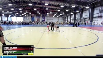 56 lbs Rd# 7- 10:45am Saturday Final Pool - Kaine Salisbury, Maryland GOLD vs Kaden Kruezer, Crass Trained