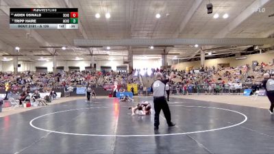 A 126 lbs Cons. Round 1 - Aiden Oswald, Station Camp High School vs Tripp Haire, Anderson Co. High School