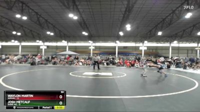 59 lbs Round 2 (4 Team) - Waylon Martin, Suples vs Josh Metcalf, Hawk WC