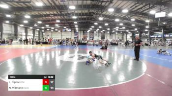 75 lbs Round Of 16 - Luke Pipito, Midwest Monsters vs Nelson Villafane, Mat Assassins Black