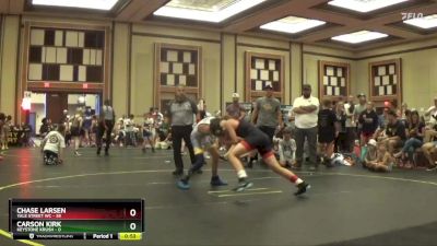 82 lbs Finals (8 Team) - CARSON KIRK, Keystone Krush vs Chase Larsen, Yale Street WC