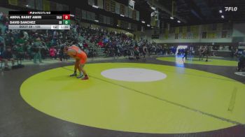 138 lbs Champ. Round 1 - David Sanchez, South Bakersfield vs Abdul Baset Amiri, Valhalla